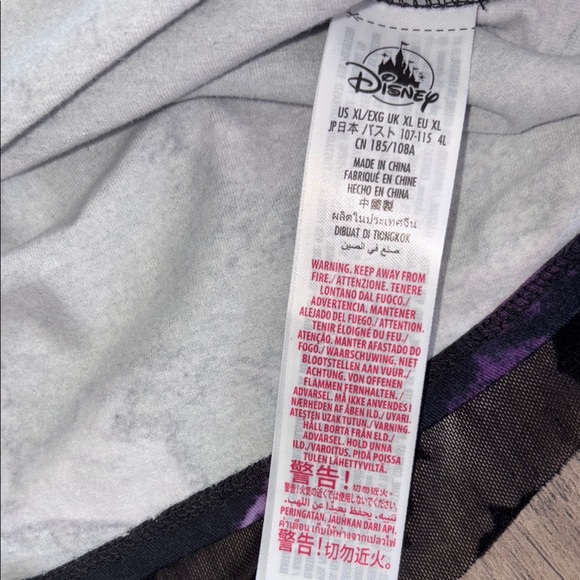 Disney Her Universe 💜🖤Oogie Boogie Black and Purple Bat Dress💜🖤 - Picture 5 of 6